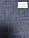 MH2431-NV Vải Len Mohair Chải Kỹ Kiểu Tonic, Kẻ Caro, Màu Xanh Navy, Tiêu Chuẩn – Sản Xuất Tại Nhật
