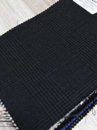 MH2431-CG Vải Len Mohair Worsted Tiêu Chuẩn Sản Xuất Tại Nhật, Kiểu Tonic, Kẻ Caro Màu Xám Than Ảnh phụ