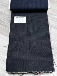 MH2431-CG Vải Len Mohair Worsted Tiêu Chuẩn Sản Xuất Tại Nhật, Kiểu Tonic, Kẻ Caro Màu Xám Than Ảnh phụ
