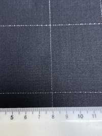 LA5531-BK Mẫu cơ bản nội địa, vải len lụa ánh kim co giãn kẻ caro đen[Vải] Hosoi Shoji Co., Ltd. Hình ảnh bổ sung