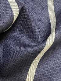 SK3523-NV Mẫu cơ bản hàng nội địa Nhật vải lụa len co giãn kẻ sọc xanh navy[Vải] Hình ảnh bổ sung