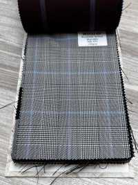 SK3532-GY Mẫu tiêu chuẩn, hàng Nhật Bản, vải kẻ caro xám co giãn lụa len[Vải] Hình ảnh bổ sung