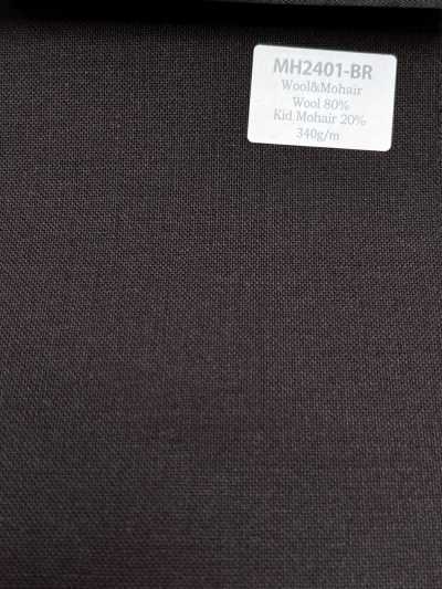 MH2401-BR Mẫu cơ bản, hàng nội địa Nhật, vải wool mohair worsted (phong cách tonic) màu nâu