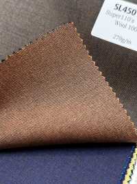 SL4501-OR Mẫu cơ bản, hàng Nhật Super110’s vải wool Tamamushi co giãn màu nâu/cam[Vải] Hosoi Shoji Co., Ltd. Hình ảnh bổ sung