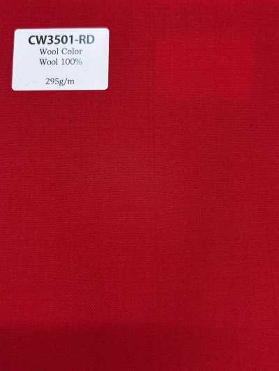 CW3501-RD Màu đỏ trong bộ sưu tập màu len nội địa tiêu chuẩn