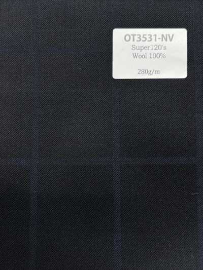 OT3531-NV Mẫu cơ bản hàng nội địa Super120's W100 xanh navy