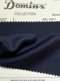 23337-1 Mẫu tiêu chuẩn Vải chéo mohair DOMINX bộ sưu tập cao cấp màu đen Vải Len Kuzuri (DOMINX) Hình ảnh bổ sung