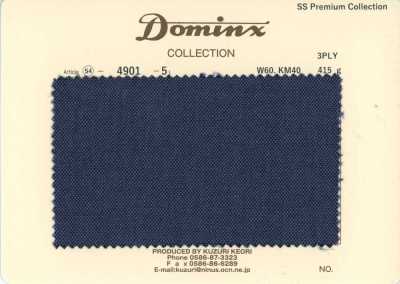 4901-5 Mẫu tiêu chuẩn 3 lớp kid mohair DOMINX bộ sưu tập cao cấp xanh dương