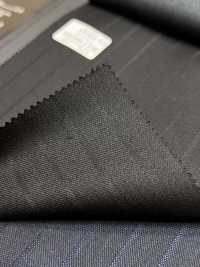 69580-17 26AW HERDREX 【Silk & Wool】 Lụa Và Len Màu đen, Kẻ Sọc Bóng[Vải] Công Ty TNHH Kunishima Ảnh phụ