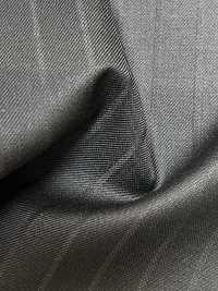 69580-17 26AW HERDREX 【Silk & Wool】 Lụa Và Len Màu đen, Kẻ Sọc Bóng[Vải] Công Ty TNHH Kunishima Ảnh phụ
