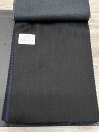 69580-17 26AW HERDREX 【Silk & Wool】 Lụa Và Len Màu đen, Kẻ Sọc Bóng[Vải] Công Ty TNHH Kunishima Ảnh phụ