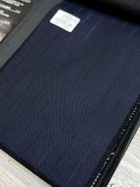 69580-38 26AW HERDREX 【Lụa & Len】 Lụa Và Len Xanh Navy Kẻ Sọc Chìm[Vải] Công Ty TNHH Kunishima Ảnh phụ
