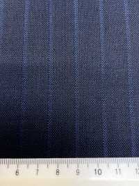 69580-38 26AW HERDREX 【Lụa & Len】 Lụa Và Len Xanh Navy Kẻ Sọc Chìm[Vải] Công Ty TNHH Kunishima Ảnh phụ