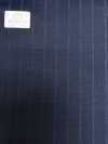 69580-38 26AW HERDREX 【Lụa & Len】 Lụa Và Len Xanh Navy Kẻ Sọc Chìm
