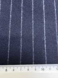 69582-34 26AW HERDREX 【Tasmanian Flannel】 Lụa Và Len Xanh Navy Kẻ Sọc[Vải] Công Ty TNHH Kunishima Ảnh phụ