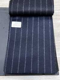69582-34 26AW HERDREX 【Tasmanian Flannel】 Lụa Và Len Xanh Navy Kẻ Sọc[Vải] Công Ty TNHH Kunishima Ảnh phụ