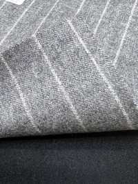 69582-69 26AW HERDREX 【Tasmanian Flannel】 Lụa Và Len, Xám Nhạt, Kẻ Sọc[Vải] Công Ty TNHH Kunishima Ảnh phụ