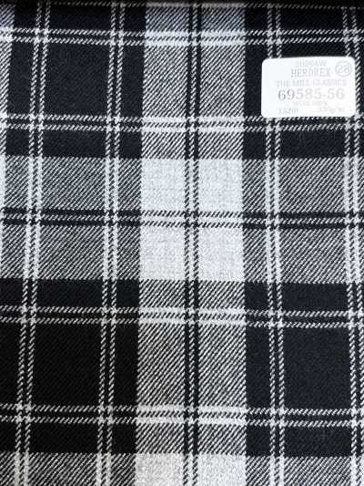 69585-56 26AW HERDREX 【THE MILL CLASSICS】 Mill Classics caro xám