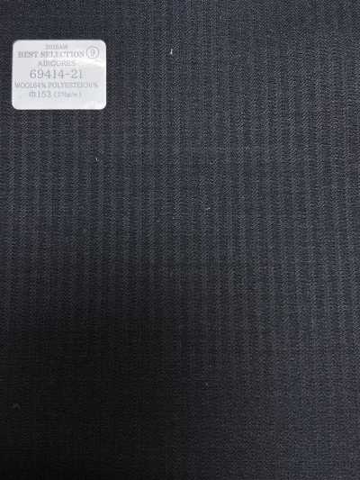69414-21 26AW BESTSELECTION 【AIRCORES】 AIRCORES xanh navy đậm sọc chìm