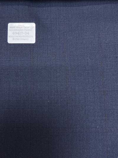69417-34 26AW BESTSELECTION 【VẢI HIỆN ĐẠI HÓA】 Vải hiện đại hóa màu xanh navy, trơn