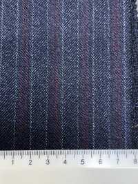 56CN5229 CANONICO 21 saxony mouliné sọc xanh navy/đỏ[Vải] CANONICO Hình ảnh bổ sung
