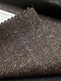 56CN5233 CANONICO Vải may âu phục cao cấp bằng len, lụa & linen Caro cửa sổ nâu/xanh dương CANONICO Hình ảnh bổ sung