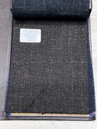 56CN5233 CANONICO Vải may âu phục cao cấp bằng len, lụa & linen Caro cửa sổ nâu/xanh dương CANONICO Hình ảnh bổ sung