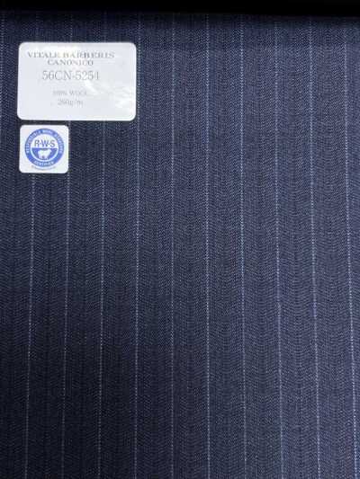 56CN5254 CANONICO RWS 21 PRUNELLE xanh navy kẻ sọc