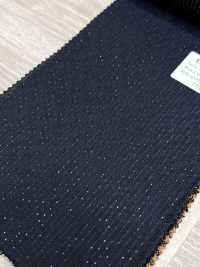 LA6511-NV Sản xuất tại Nhật, vải len lụa kim tuyến co giãn màu xanh navy kẻ sọc[Vải] Hosoi Shoji Co., Ltd. Hình ảnh bổ sung