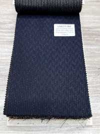 LA6511-NV Sản xuất tại Nhật, vải len lụa kim tuyến co giãn màu xanh navy kẻ sọc[Vải] Hosoi Shoji Co., Ltd. Hình ảnh bổ sung