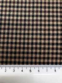 MH6511-CB Tiêu chuẩn  vải wool mohair nội địa Nhật Bản (kiểu tonic) màu nâu camel kẻ caro[Vải] Hosoi Shoji Co., Ltd. Hình ảnh bổ sung