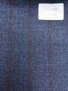 LP6606 Loro Piana Sọc xanh navy × đỏ
