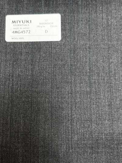 4MG4572 26AW MARUNOUCHI vải twill xám trung kẻ sọc