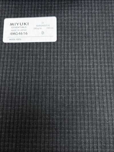 4MG4616 26AW MARUNOUCHI vải chéo xám than kẻ caro