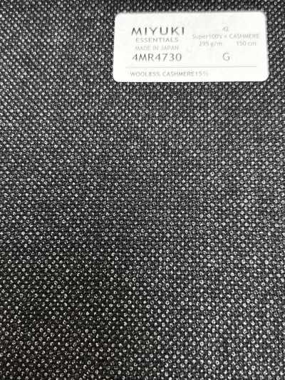 4MR4730 26AW Super100's × CASHIMERE xám than
