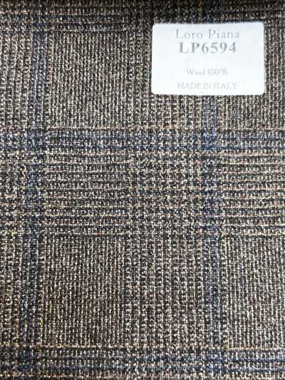 LP6594 Loro Piana nâu kẻ caro