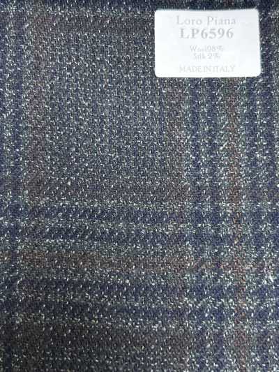 LP6596 Loro Piana xanh kẻ caro
