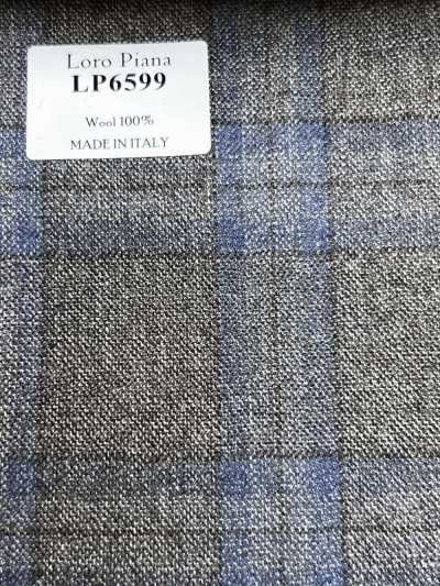 LP6599 Loro Piana nâu×xanh dương kẻ caro