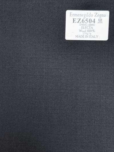 EZ6504 Ermenegildo Zegna ELECTA đen vải trơn không hoạ tiết