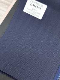 DM6151 DORMEUIL QUEEN Super100's xanh đen đậm kẻ sọc[Vải] Hosoi Shoji Co., Ltd. Hình ảnh bổ sung