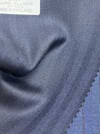 DM6151 DORMEUIL QUEEN Super100's xanh đen đậm kẻ sọc[Vải] Hosoi Shoji Co., Ltd. Hình ảnh bổ sung