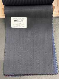 DM6151 DORMEUIL QUEEN Super100's xanh đen đậm kẻ sọc[Vải] Hosoi Shoji Co., Ltd. Hình ảnh bổ sung