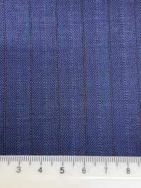 DM6155 DORMEUIL QUEEN Super100's xanh navy × nâu kẻ sọc[Vải] Hosoi Shoji Co., Ltd. Hình ảnh bổ sung