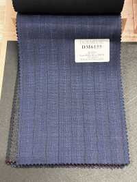 DM6155 DORMEUIL QUEEN Super100's xanh navy × nâu kẻ sọc[Vải] Hosoi Shoji Co., Ltd. Hình ảnh bổ sung