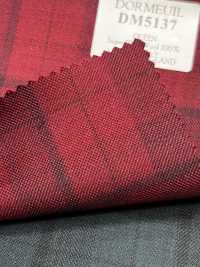 DM5137 DORMEUIL QUEEN Super100's kẻ caro đỏ[Vải] Hosoi Shoji Co., Ltd. Hình ảnh bổ sung