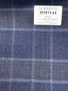 DM5144 DORMEUIL QUEEN Super100's xanh navy kẻ caro