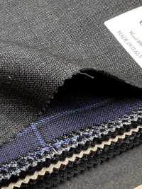CR6614 CARNET 3PLY xám đậm kẻ caro[Vải] Hosoi Shoji Co., Ltd. Hình ảnh bổ sung