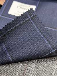 CR6615 CARNET 3PLY xanh navy kẻ caro[Vải] Hosoi Shoji Co., Ltd. Hình ảnh bổ sung