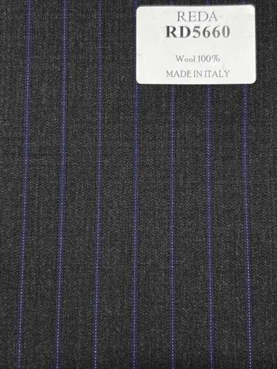 RD5660 REDA kẻ sọc xám × xanh navy