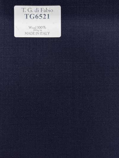 TG6521 T.G di FABIO xanh navy vải trơn không hoạ tiết